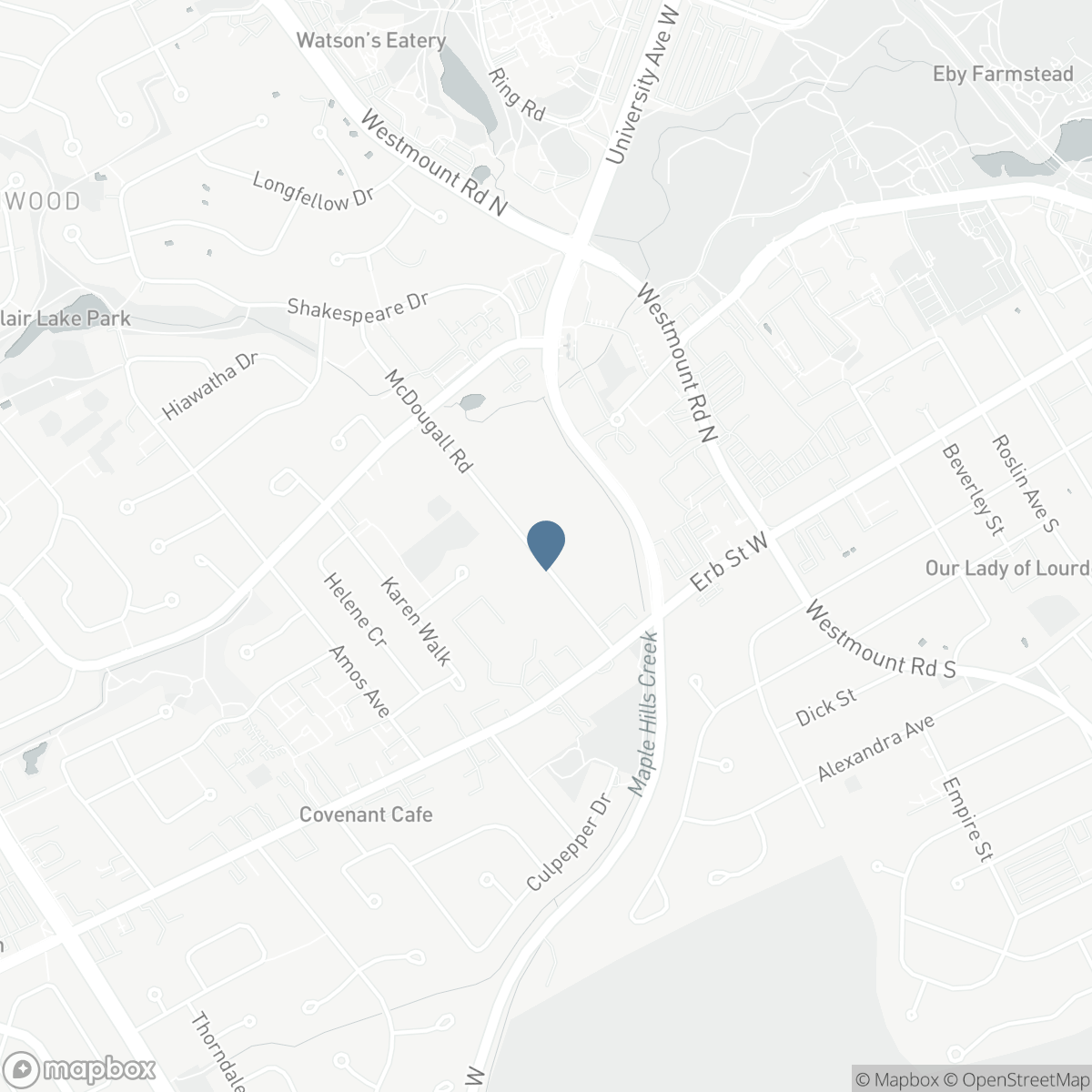 34 MCDOUGALL Road, Waterloo, Ontario N2L 2W5